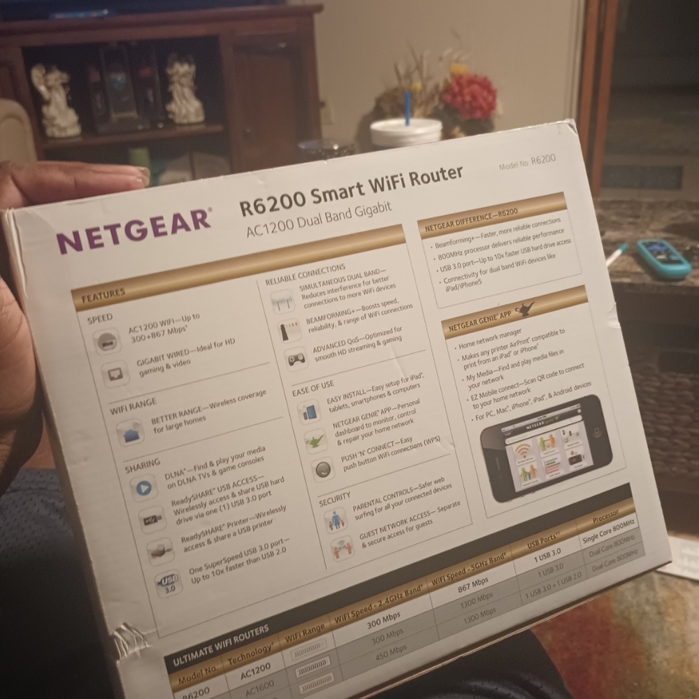 Netgear R6200 IEEE 802.11ac Dual Band Wireless Router - R6200-100NAS - Picture 2 of 2